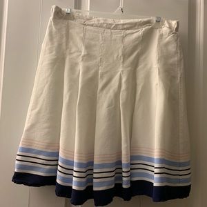 Fit and Flare Drapey Skirt